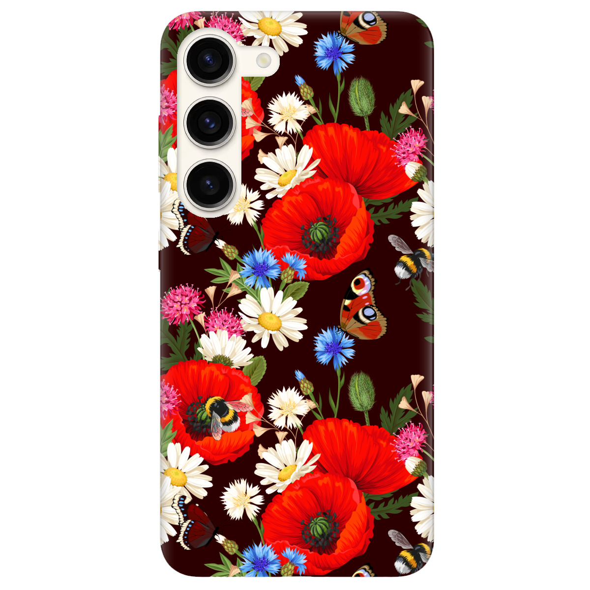 Чохол для Samsung Galaxy S23 Лугові квіти - фото 1 - Чохли для телефонів