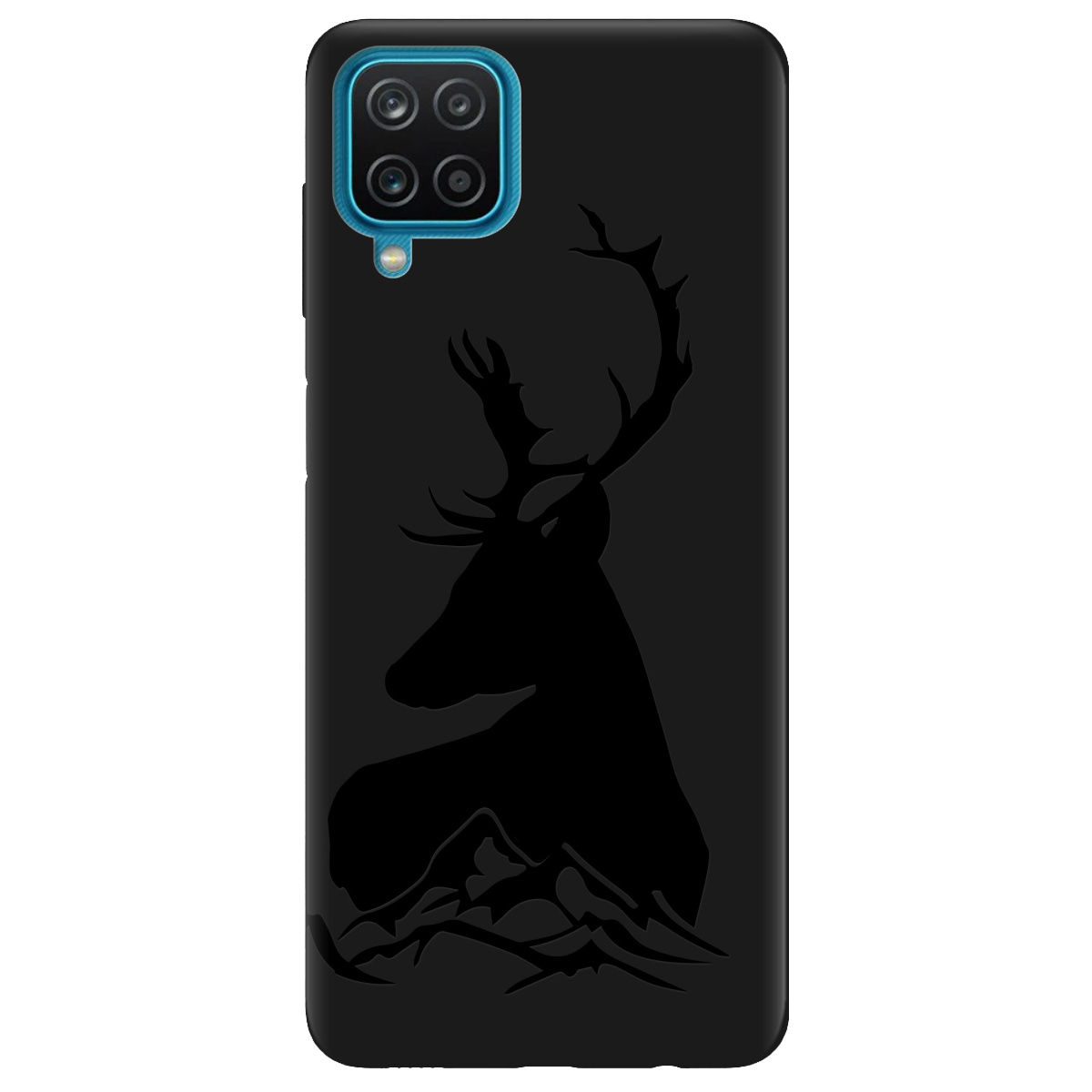 Чохол для Samsung Galaxy M12 чорний матовий soft touch Moral - фото 1 Чохол для Samsung Galaxy M12 чорний матовий soft touch Moral - фото 1 - Чохли для телефонів