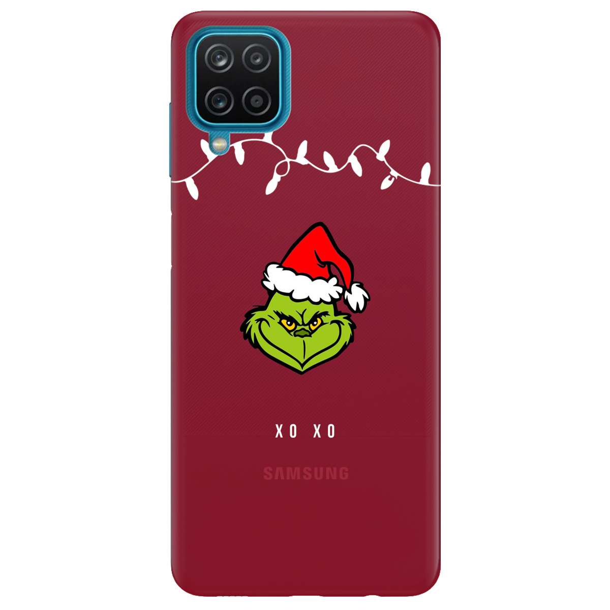 Чохол для Samsung Galaxy M12 Grinch xo xo - фото 1 Чохол для Samsung Galaxy M12 Grinch xo xo - фото 1 - Чохли для телефонів
