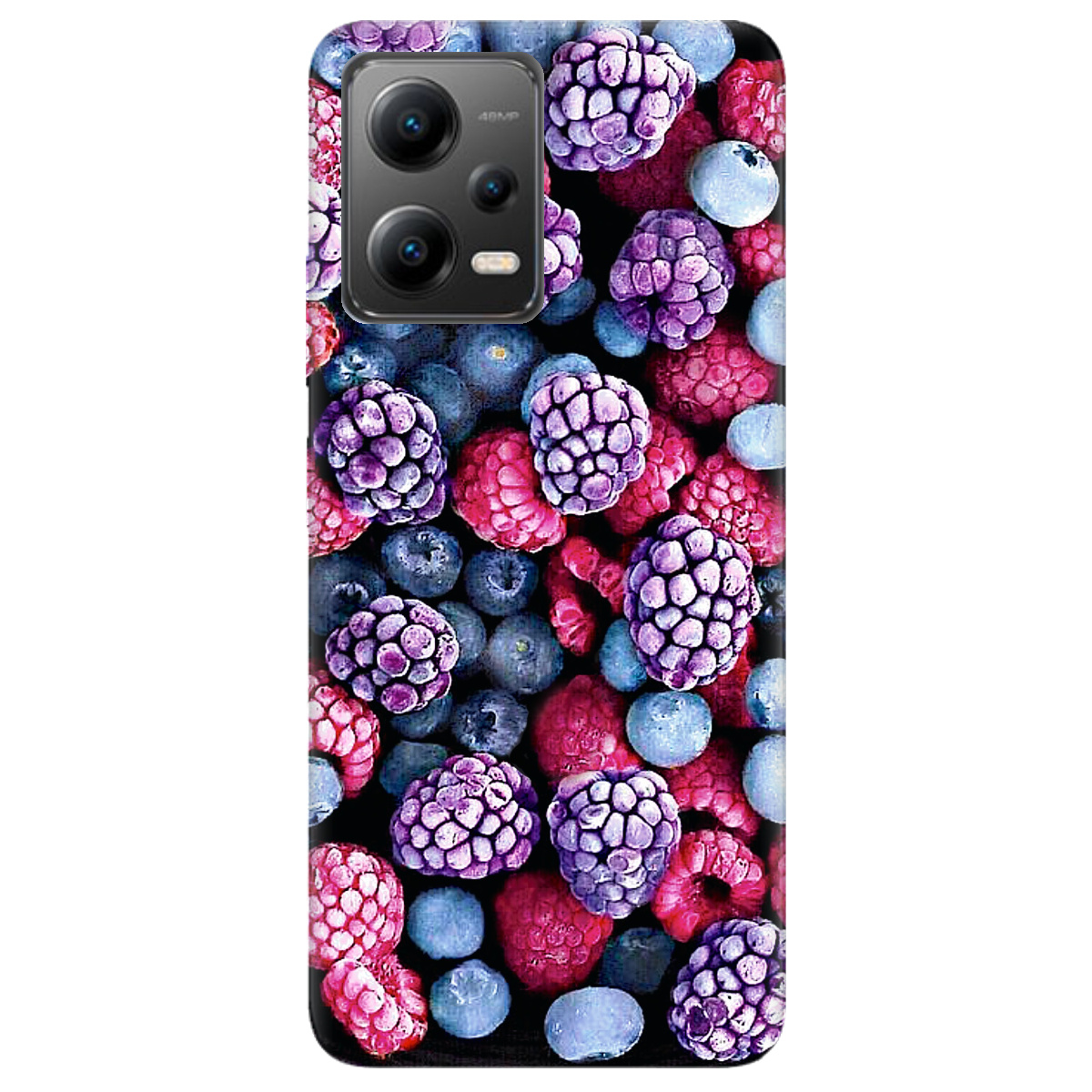 Чохол для Xiaomi Poco X5 5G Frosty berry - фото 1 Чохол для Xiaomi Poco X5 5G Frosty berry - фото 1 - Чохли для телефонів