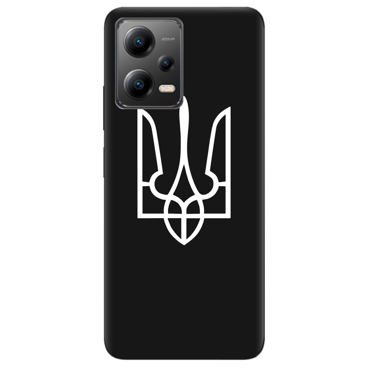 Чехол для Xiaomi Poco X5 5G черный матовый soft touch Gerb - фото 1 - Чехлы для телефонов