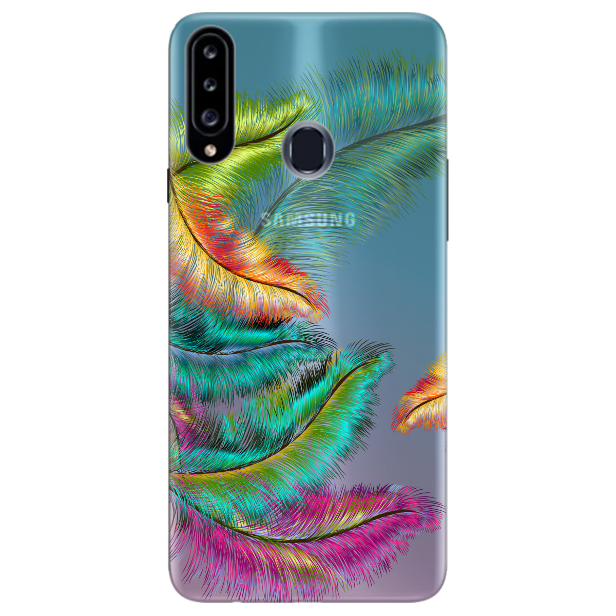 Чохол для Samsung Galaxy A20s Пух - фото 1 Чохол для Samsung Galaxy A20s Пух - фото 1 - Чохли для телефонів
