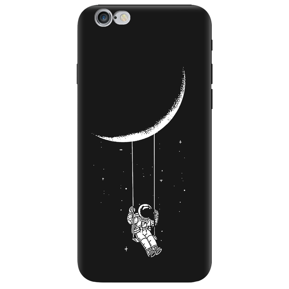 Чехол для Apple iPhone 6 / 6S черный матовый soft touch Swing - фото 1 - Чехлы для телефонов