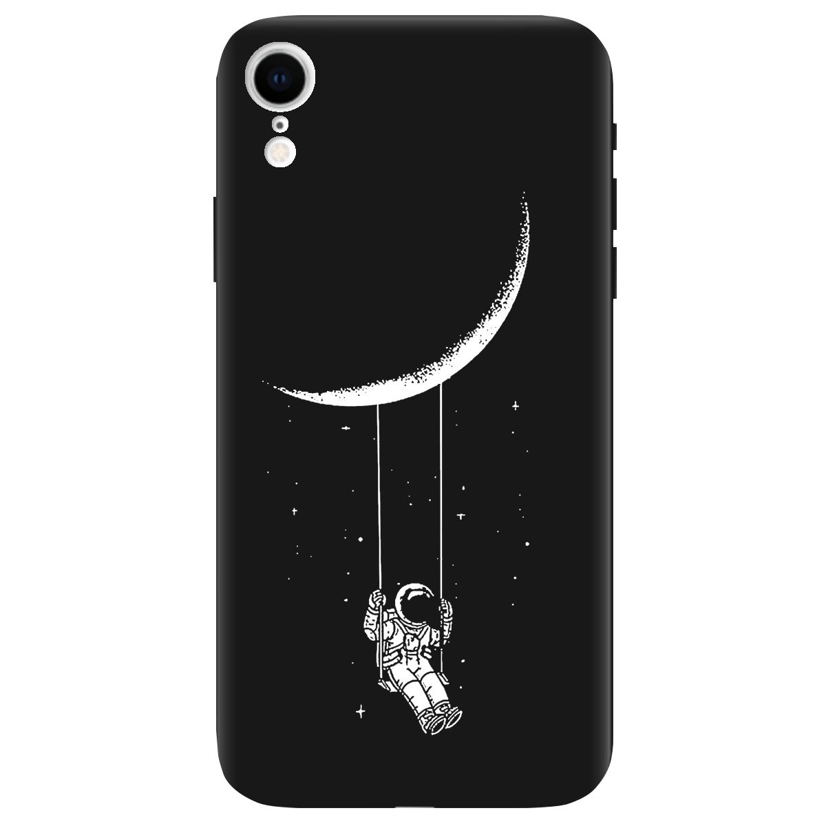 Чехол для Apple iPhone XR черный матовый soft touch Swing - фото 1 - Чехлы для телефонов