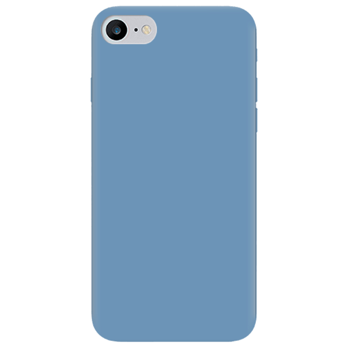 Чохол для Apple iPhone SE 2020 сіро-блакитний матовий soft touch - фото 1 - Чохли для телефонів