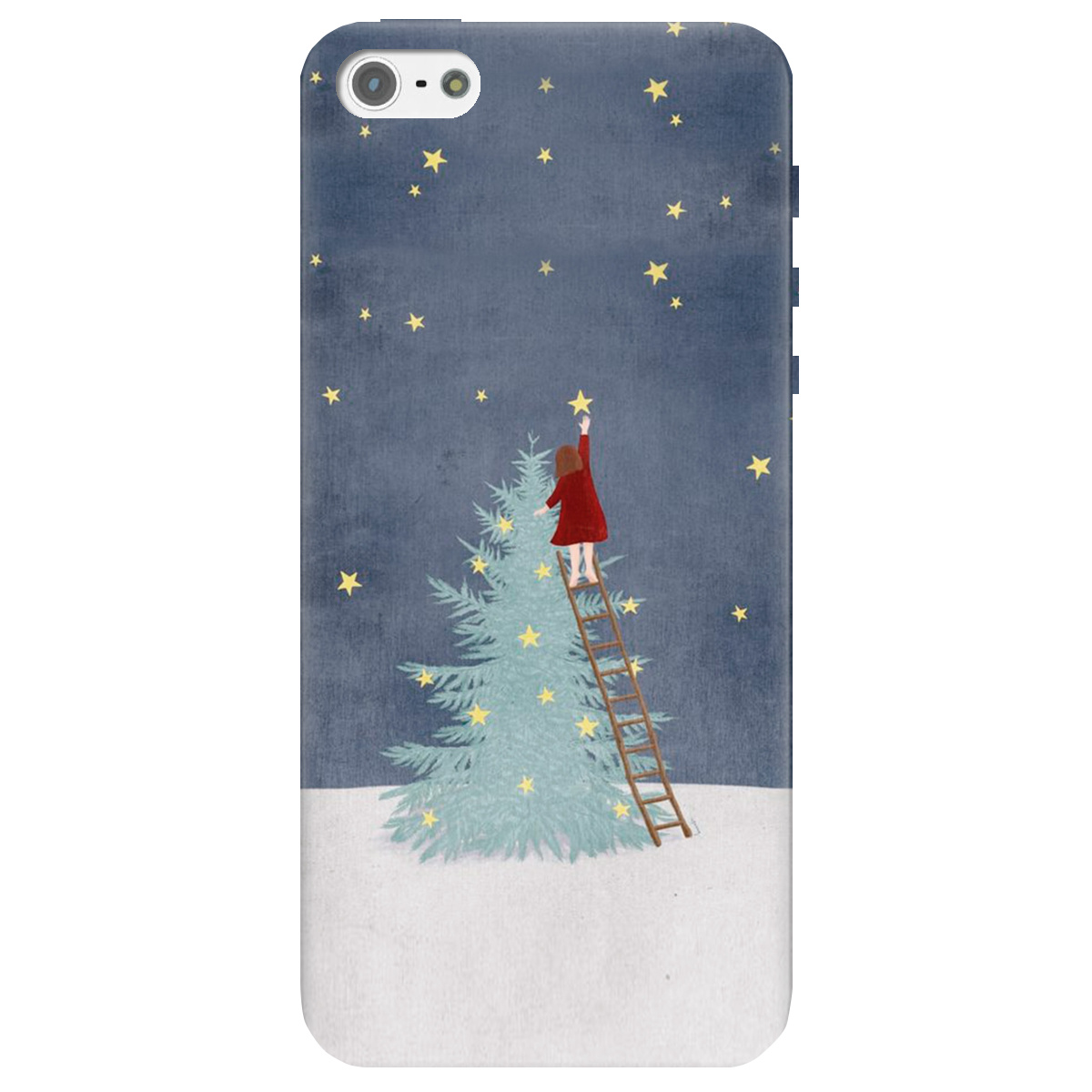 Чохол для Apple iPhone 5/5S Girlwithstar - фото 1 - Чохли для телефонів