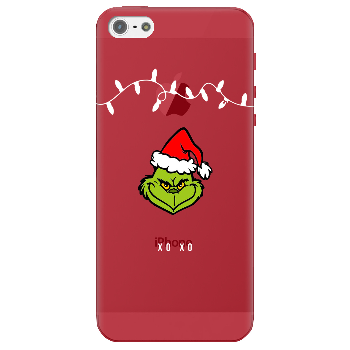 Чохол для Apple iPhone 5/5S Grinch xo xo - фото 1 - Чохли для телефонів