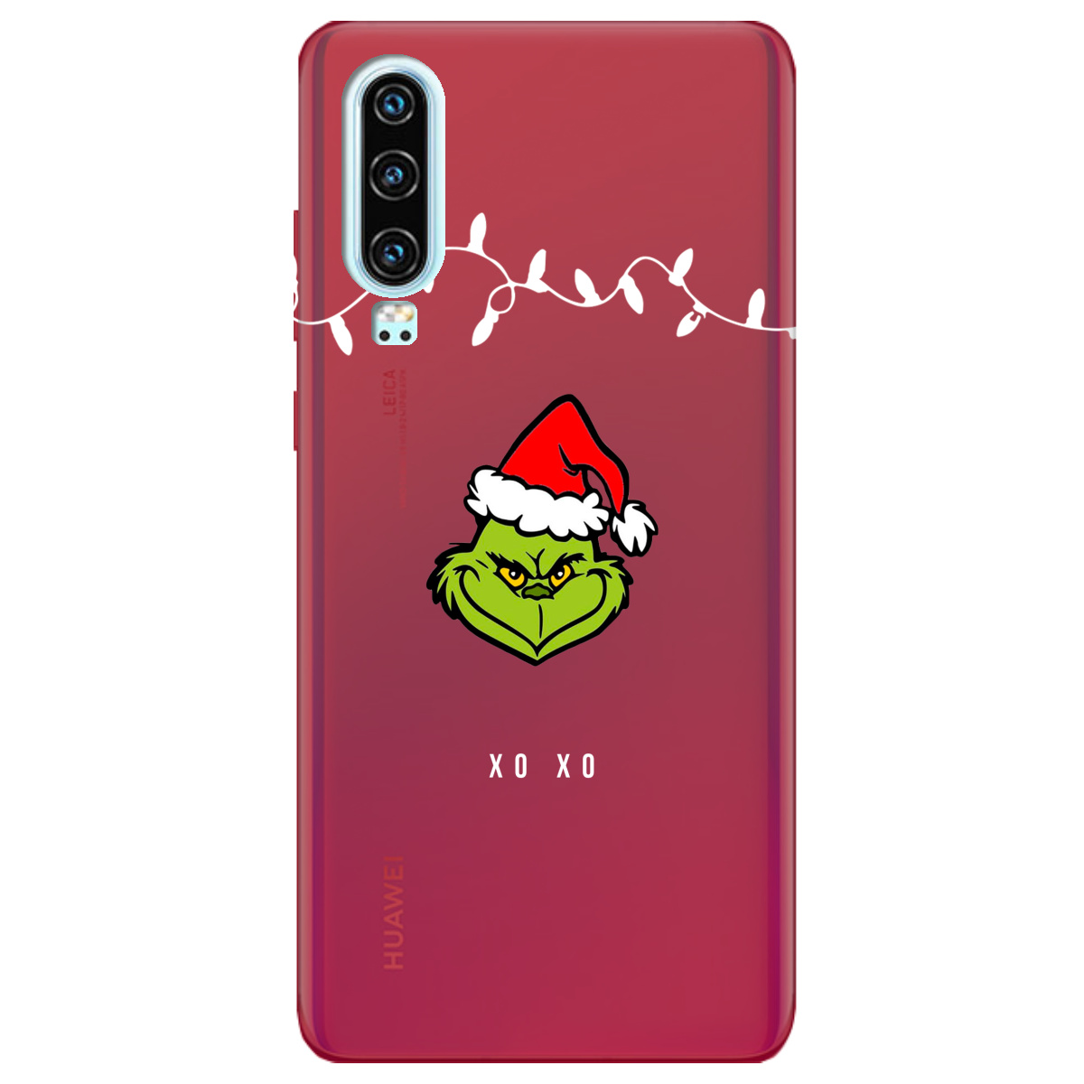 Чехол для Huawei P30 Grinch xo xo - фото 1 - Чехлы для телефонов