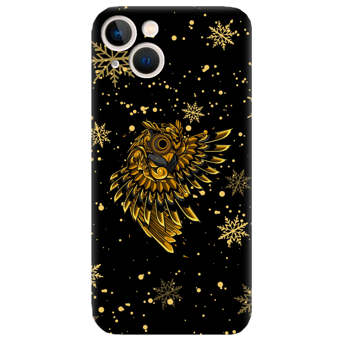 Чехол для Apple iPhone 13 Mini Gold sova - фото 1 - Чехлы для телефонов