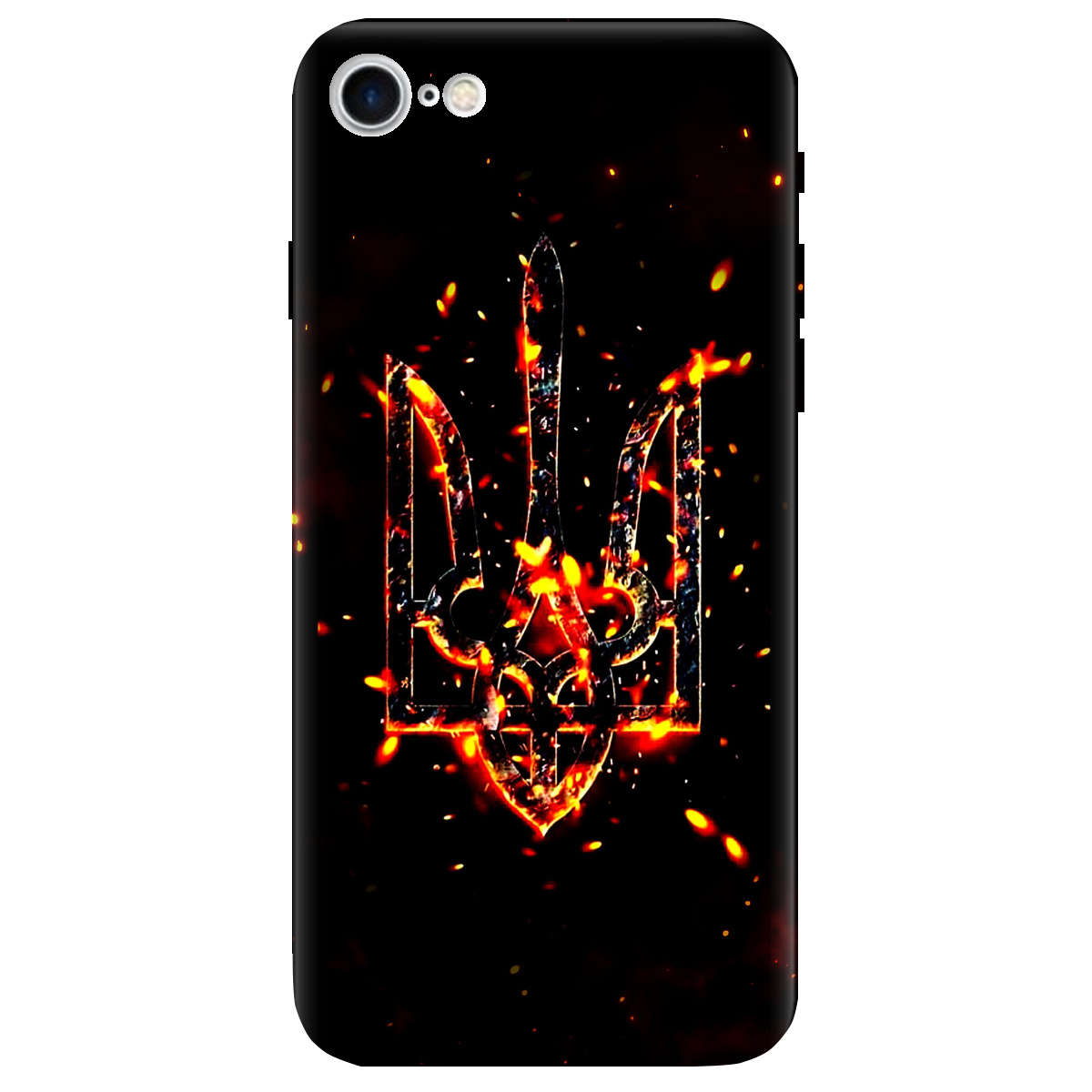 Чохол для Apple iPhone SE 2020 Вогонь - фото 1 - Чохли для телефонів