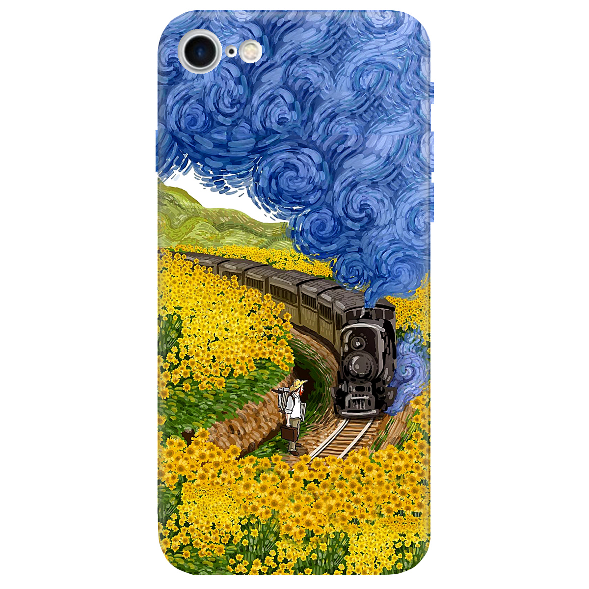 Чехол для Apple iPhone 8 Train - фото 1 - Чехлы для телефонов