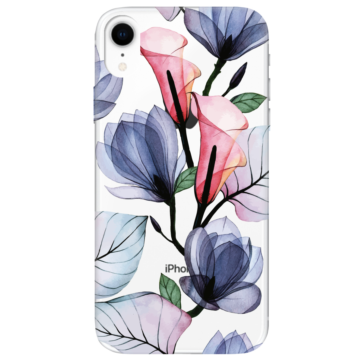 Чехол для Apple iPhone XR Tropical flowers - фото 1 Чехол для Apple iPhone XR Tropical flowers - фото 1 - Чехлы для телефонов