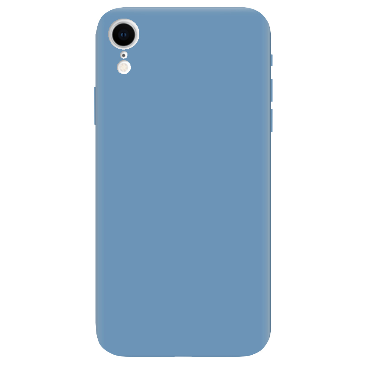 Чохол для Apple iPhone XR сіро-блакитний матовий soft touch - фото 1 - Чохли для телефонів