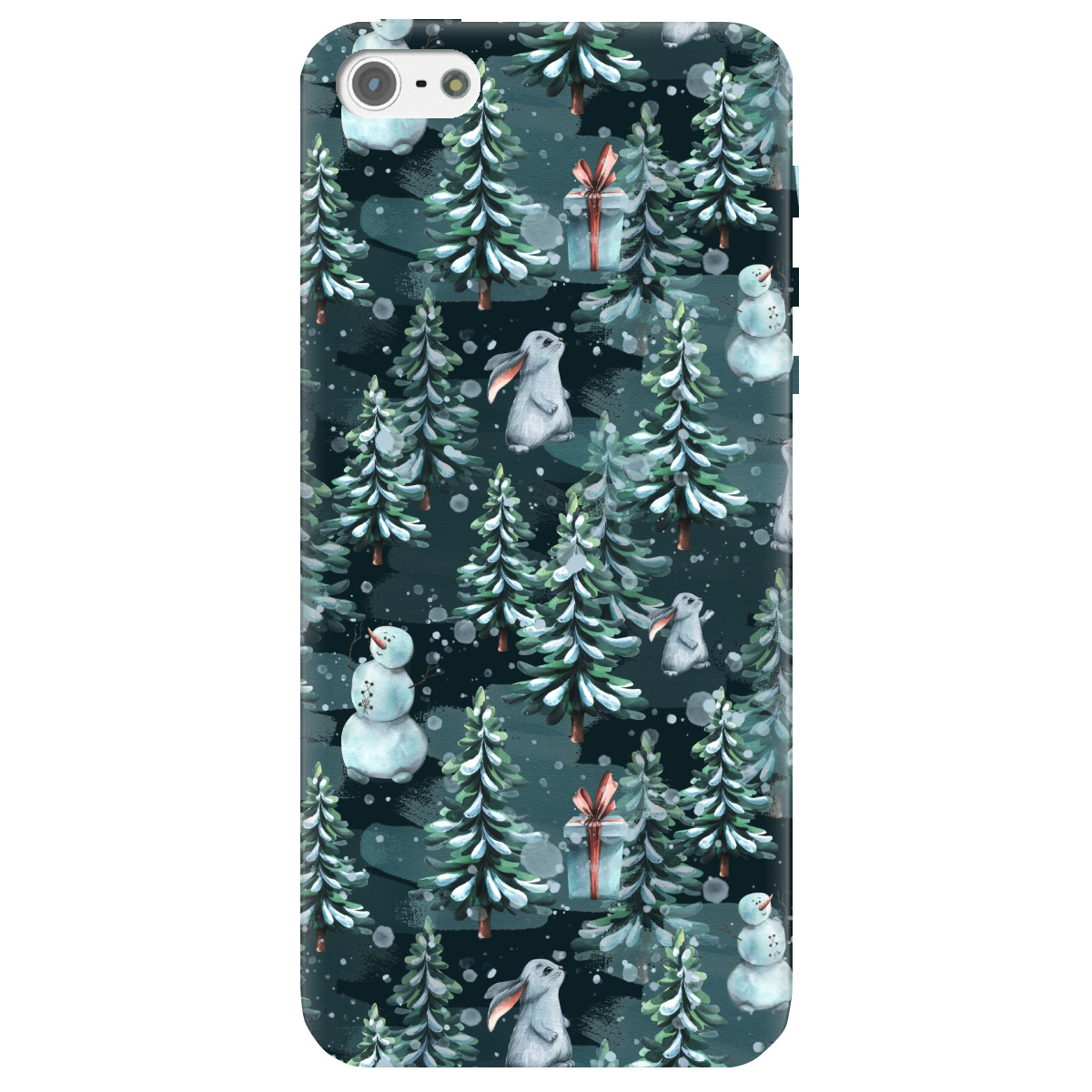 Чохол для Apple iPhone 5/5S Winter forest - фото 1 Чохол для Apple iPhone 5/5S Winter forest - фото 1 - Чохли для телефонів