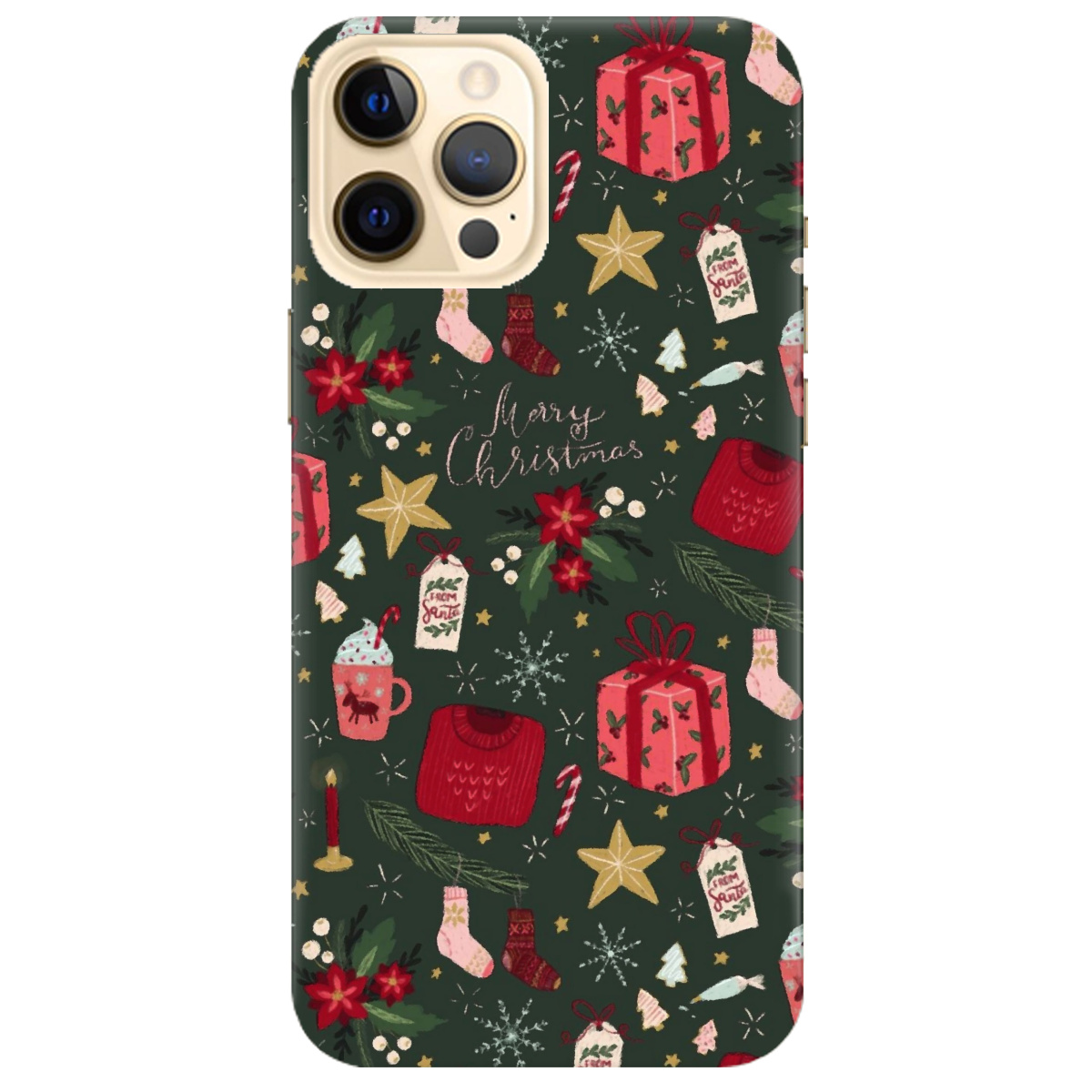 Чохол для Apple iPhone 12 Pro Merry christmas - фото 1 - Чохли для телефонів