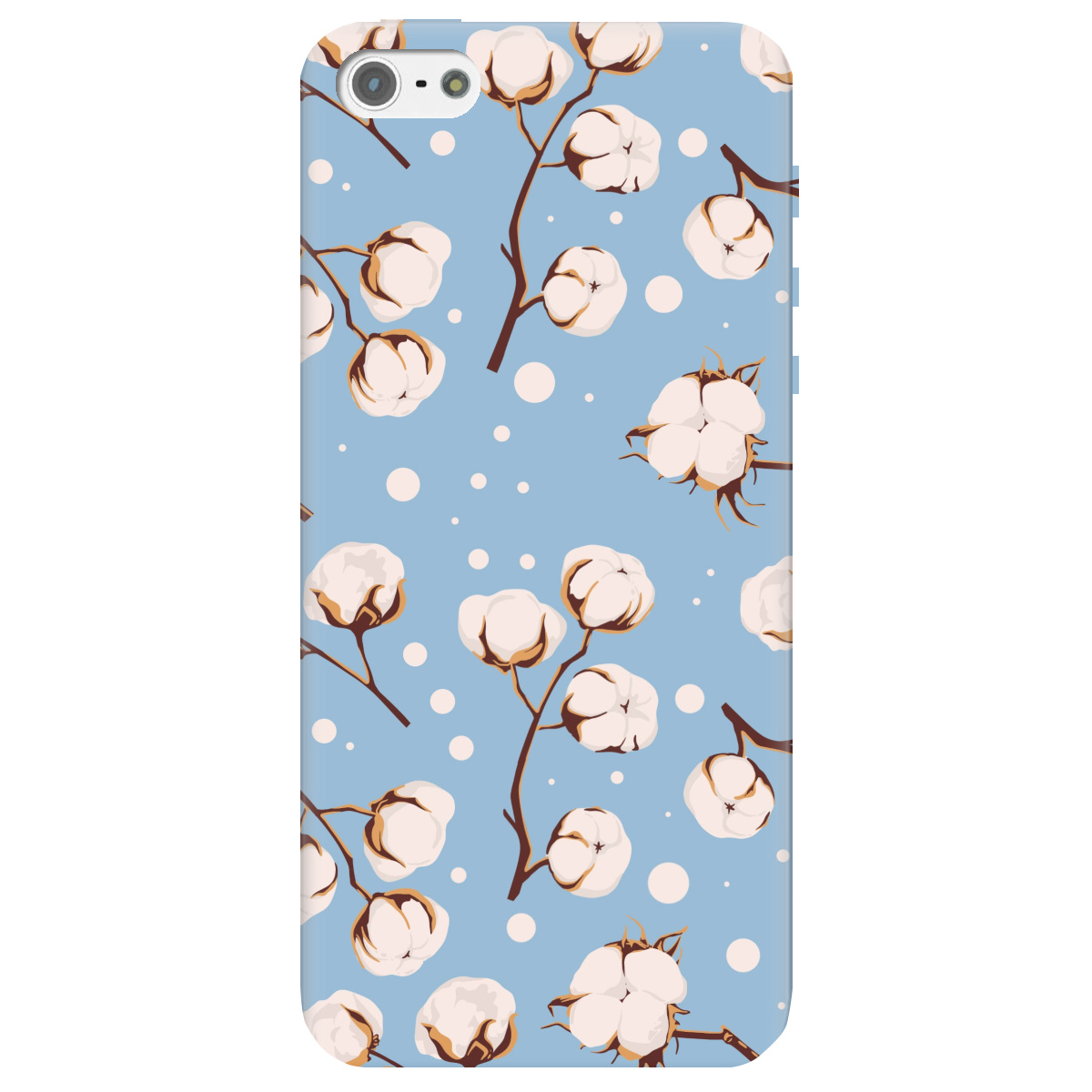 Чехол для Apple iPhone 5 / 5S Квітка бавовни - фото 1 - Чехлы для телефонов