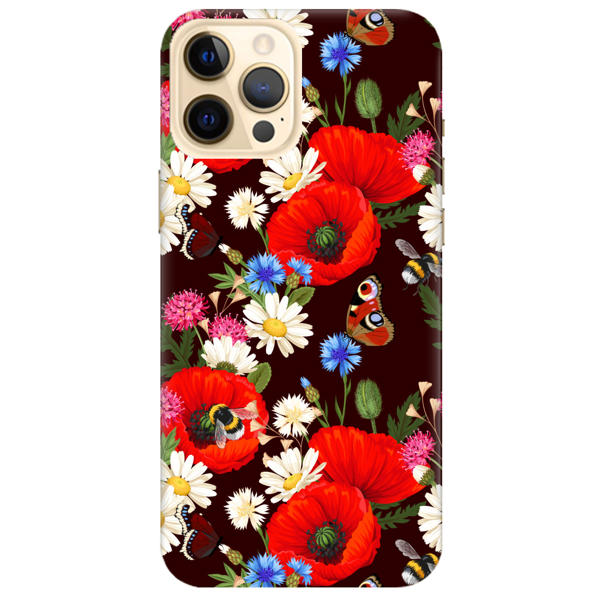 Чохол для Apple iPhone 12 Pro Лугові квіти - фото 1 - Чохли для телефонів