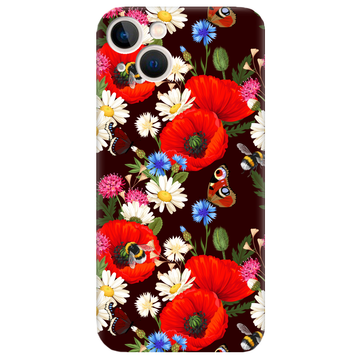 Чехол для Apple iPhone 13 Mini Лугові квіти - фото 1 - Чехлы для телефонов