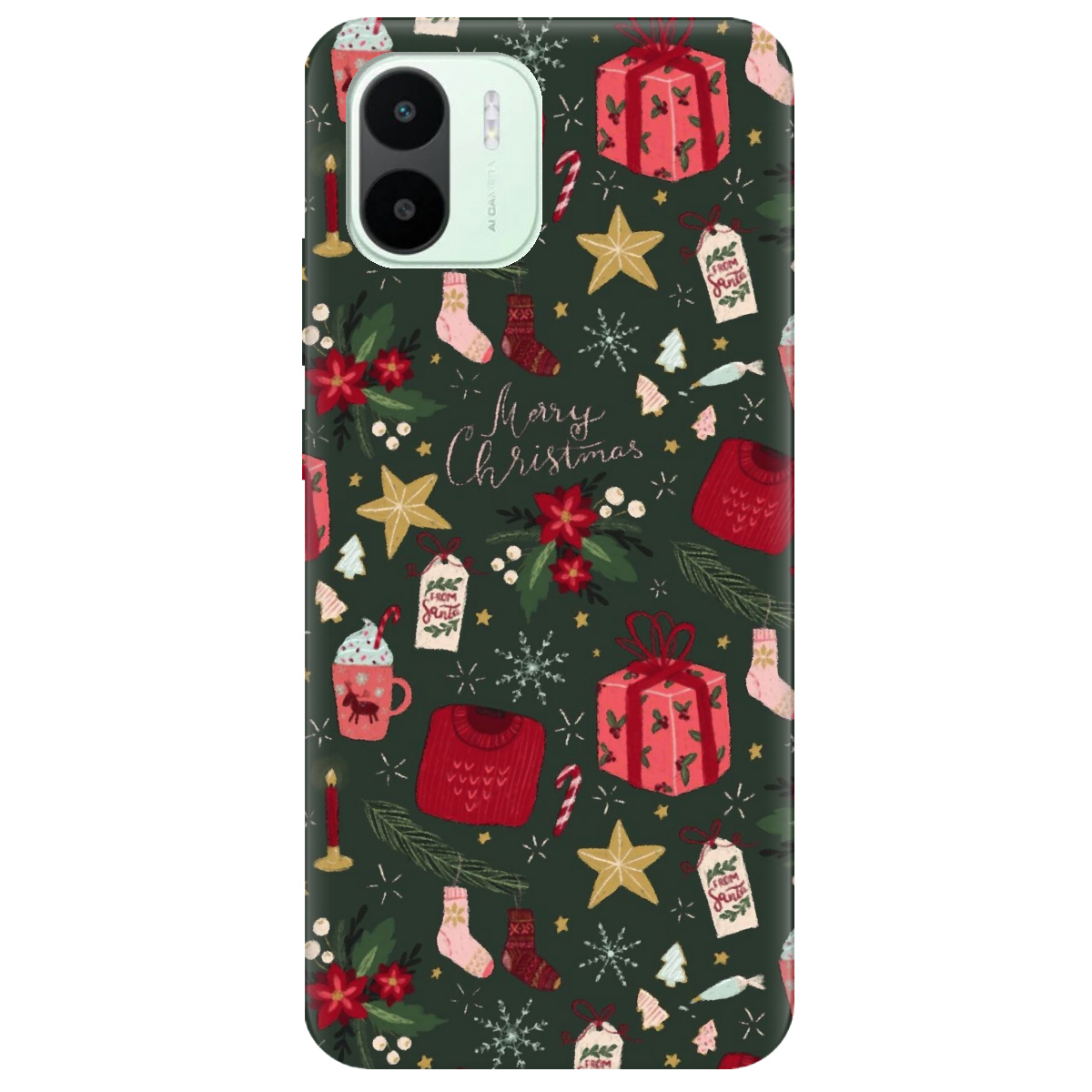 Чехол для Xiaomi Redmi A2 Merry christmas - фото 1 Чехол для Xiaomi Redmi A2 Merry christmas - фото 1 - Чехлы для телефонов