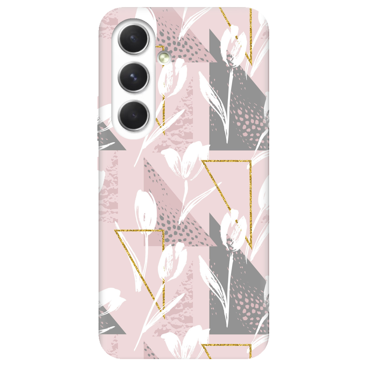 Чохол для Samsung Galaxy А54 White tulips - фото 1 Чохол для Samsung Galaxy А54 White tulips - фото 1 - Чохли для телефонів