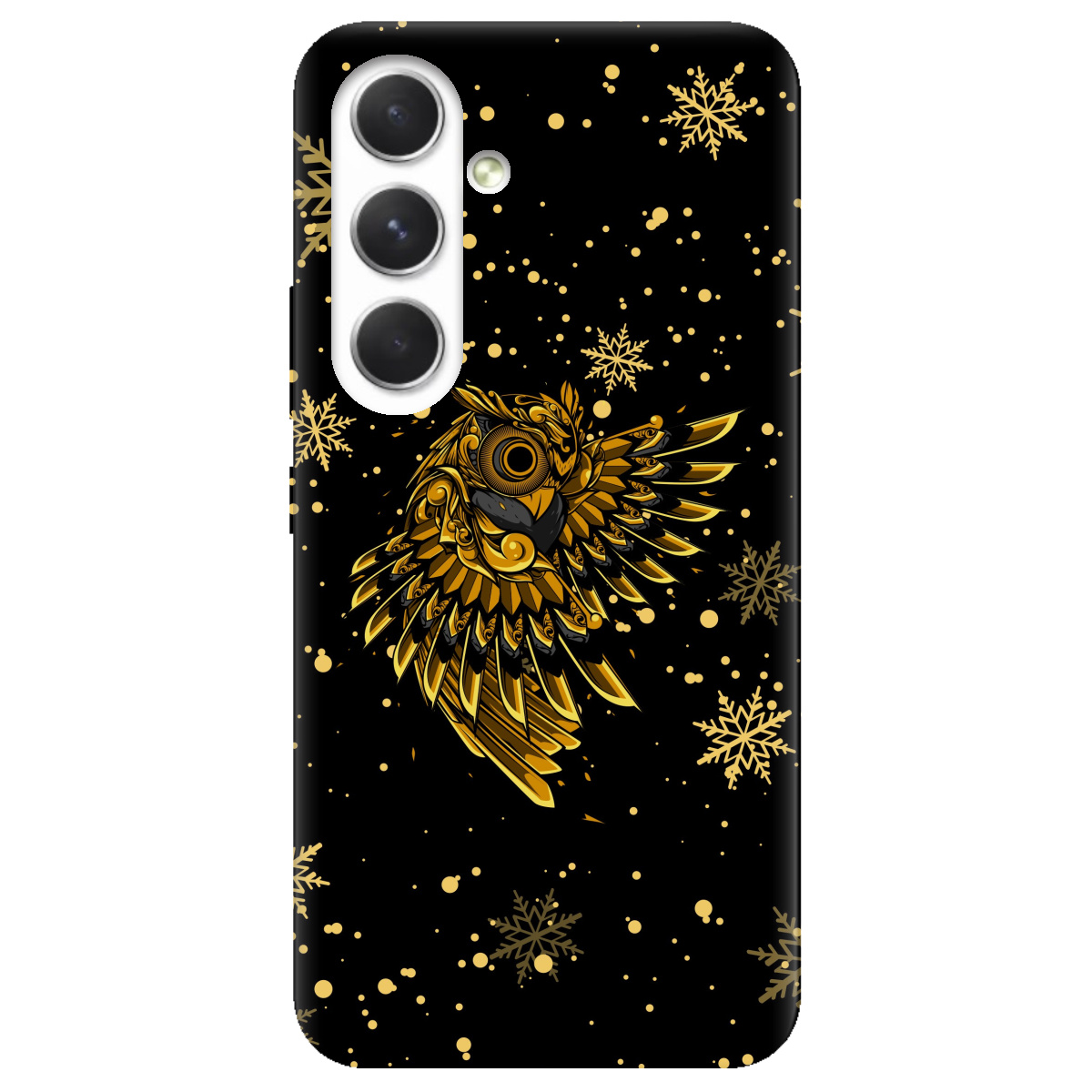 Чохол для Samsung Galaxy А54 Gold sova - фото 1 - Чохли для телефонів