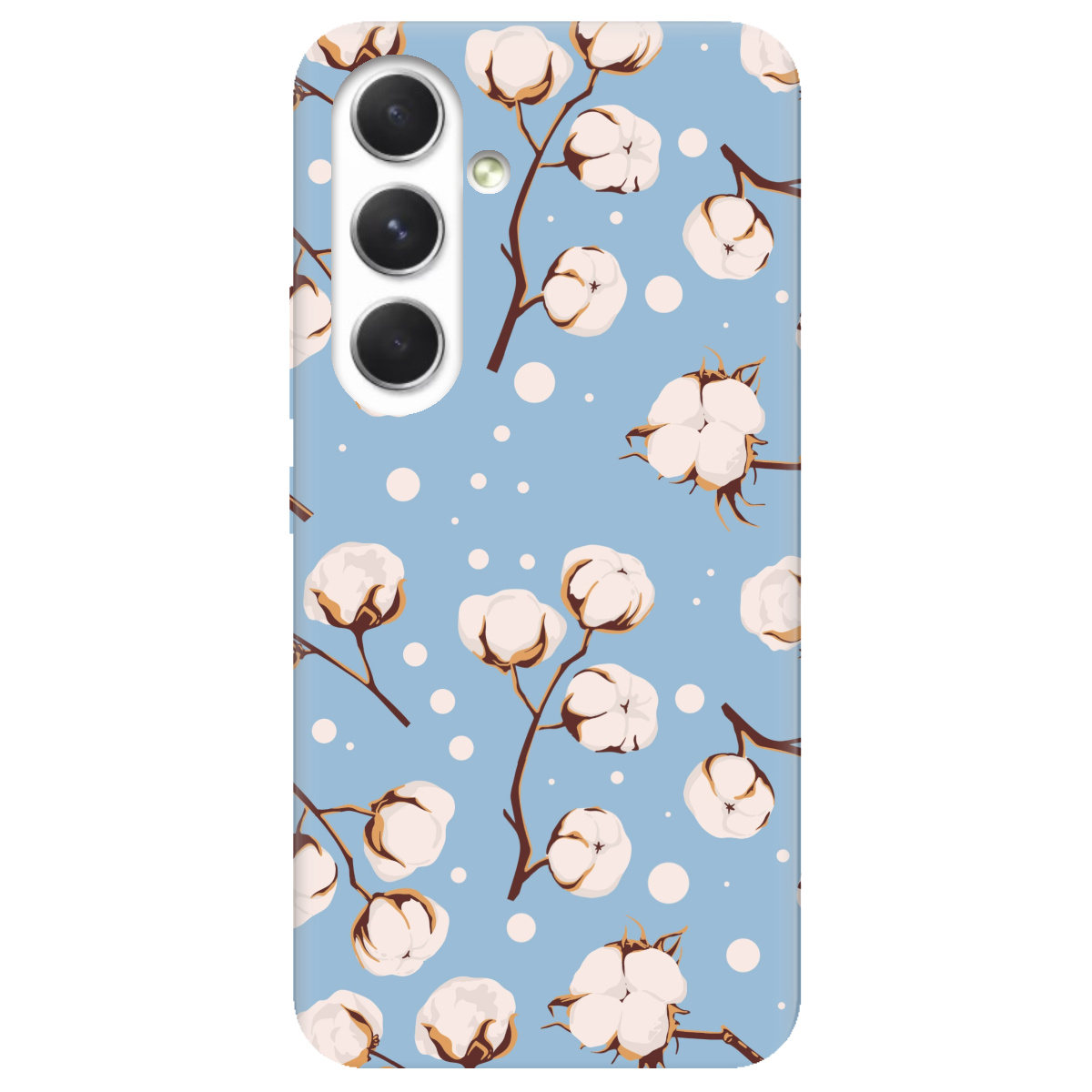 Чохол для Samsung Galaxy А54 Квітка бавовни - фото 1 - Чохли для телефонів