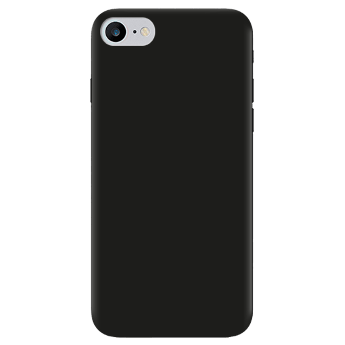 Чохол для Apple iPhone 8 чорний матовий soft touch - фото 1 Чохол для Apple iPhone 8 чорний матовий soft touch - фото 1 - Чохли для телефонів