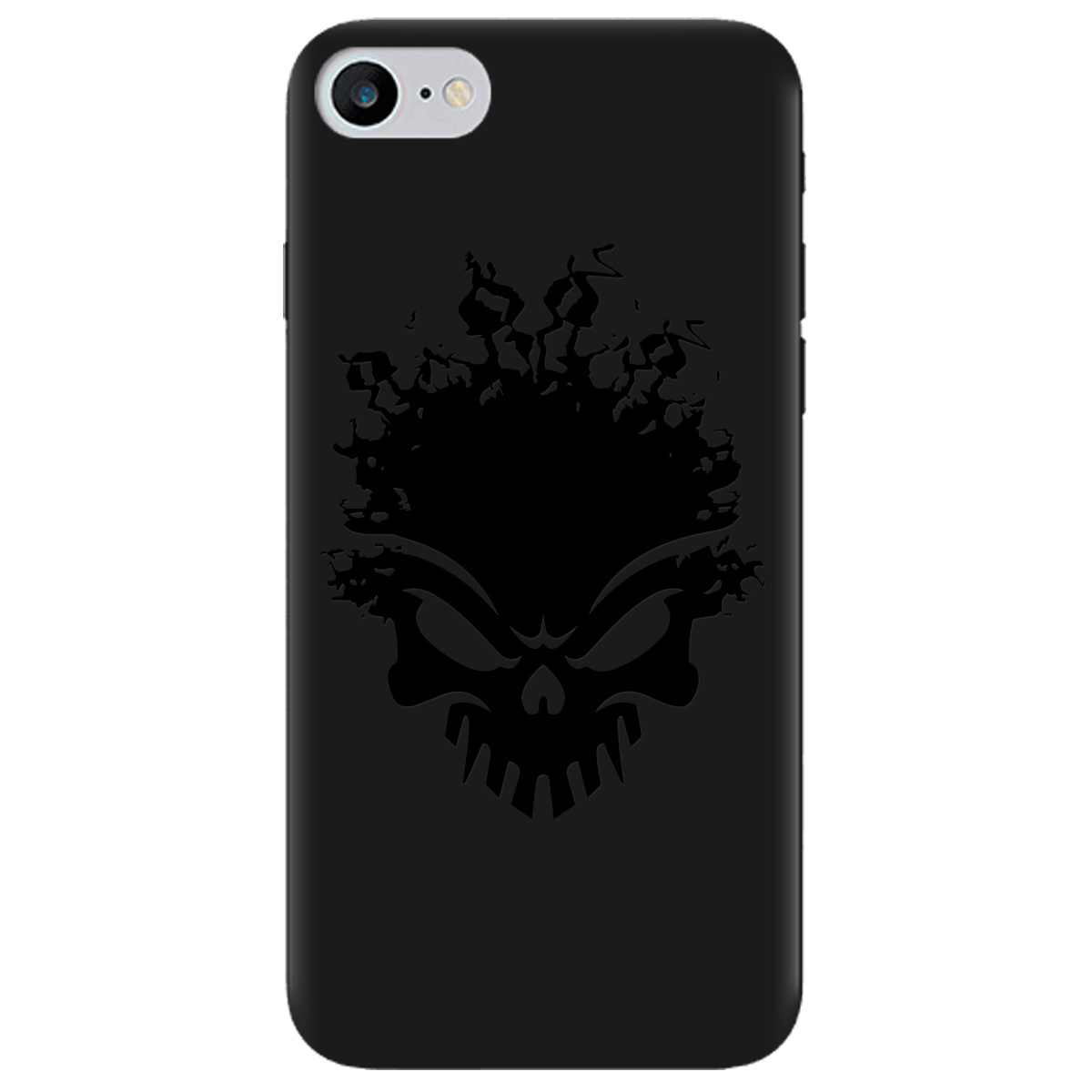 Чохол для Apple iPhone SE 2020 чорний матовий soft touch Ugolek - фото 1 - Чохли для телефонів