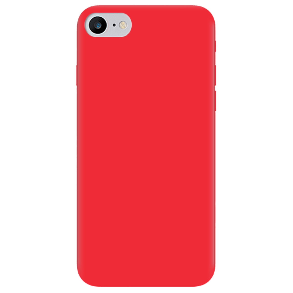 Чехол для Apple iPhone SE 2020 ярко-красный матовый soft touch - фото 1 Чехол для Apple iPhone SE 2020 ярко-красный матовый soft touch - фото 1 - Чехлы для телефонов