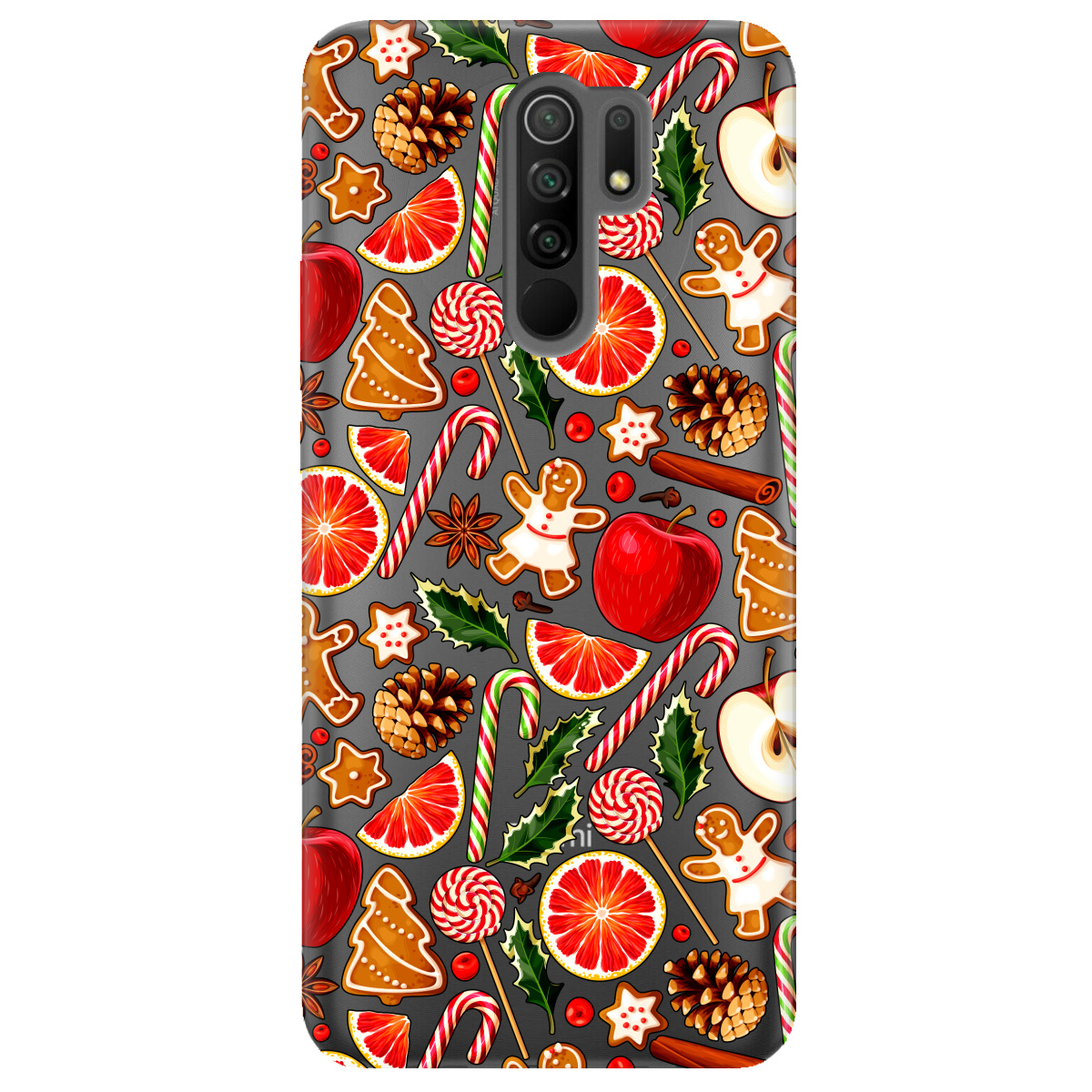 Чехол для Xiaomi Redmi 9 Christmas spices - фото 1 - Чехлы для телефонов