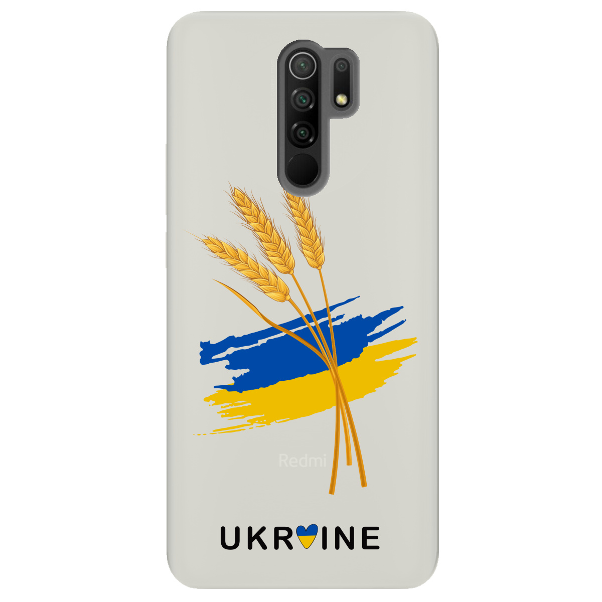 Чохол для Xiaomi Redmi 9 напівпрозорий матовий soft touch Spikelets - фото 1 - Чохли для телефонів