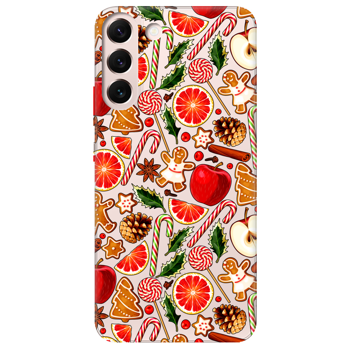 Чехол для Samsung Galaxy S22 Christmas spices - фото 1 - Чехлы для телефонов