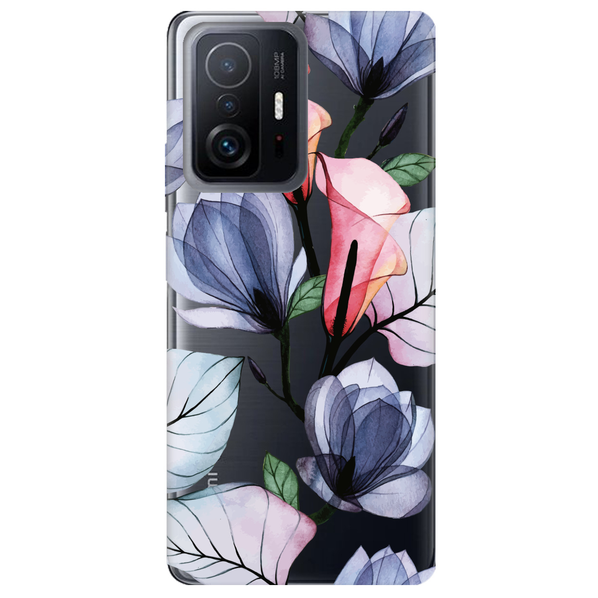 Чохол для Xiaomi 11T Tropical flowers - фото 1 Чохол для Xiaomi 11T Tropical flowers - фото 1 - Чохли для телефонів