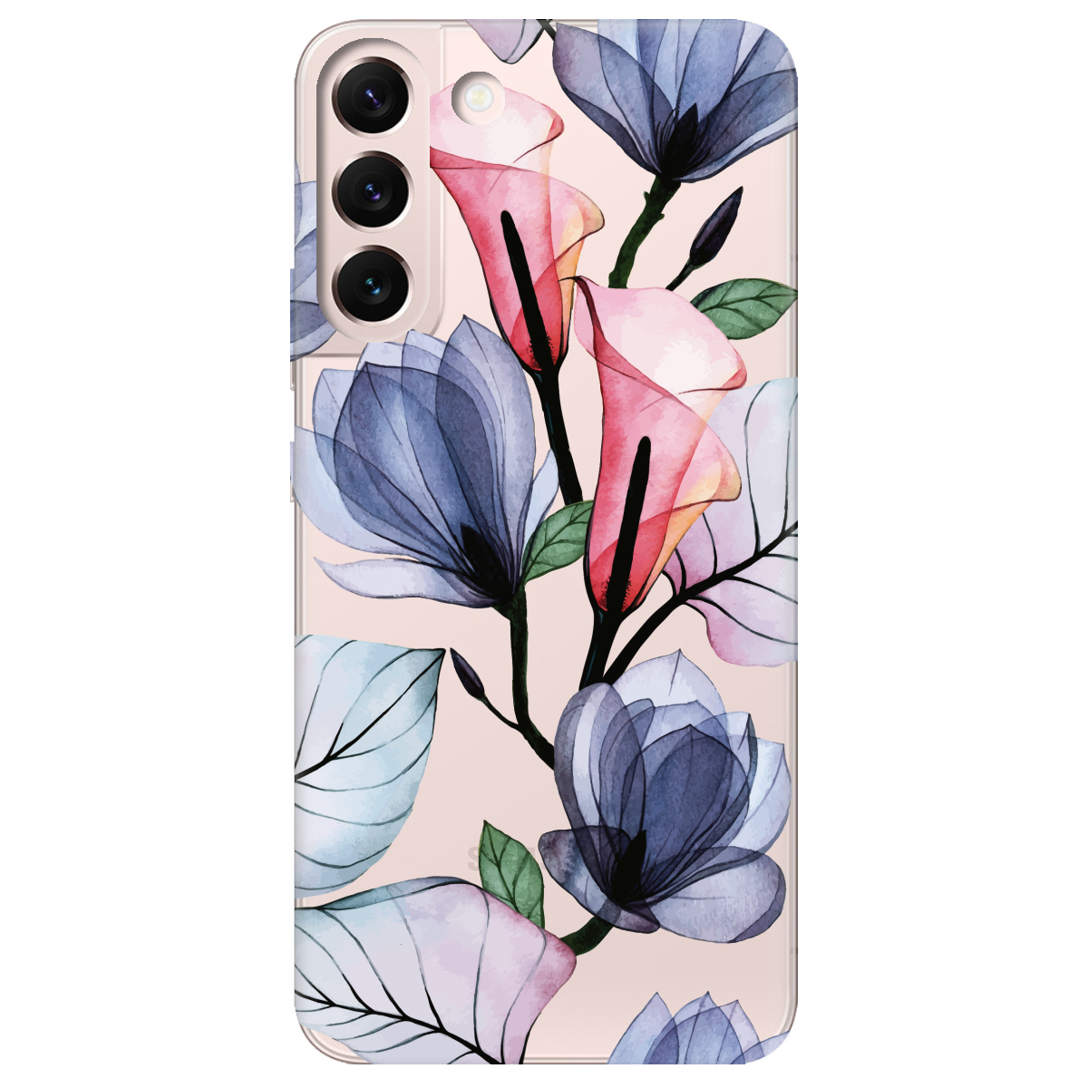 Чохол для Samsung Galaxy S22 Tropical flowers - фото 1 - Чохли для телефонів