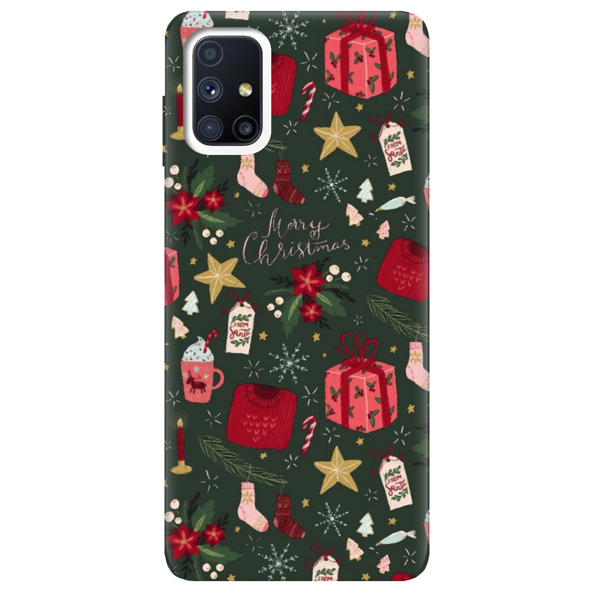 Чехол для Samsung Galaxy M51 Merry christmas - фото 1 - Чехлы для телефонов