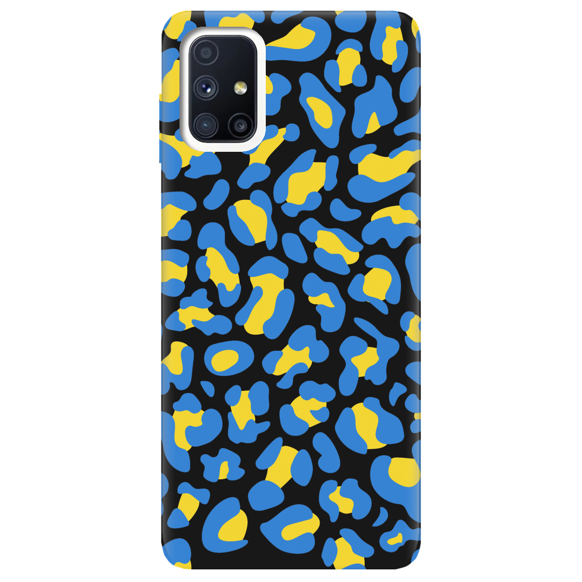 Чехол для Samsung Galaxy M51 черный матовый soft touch LeopardUA - фото 1 - Чехлы для телефонов