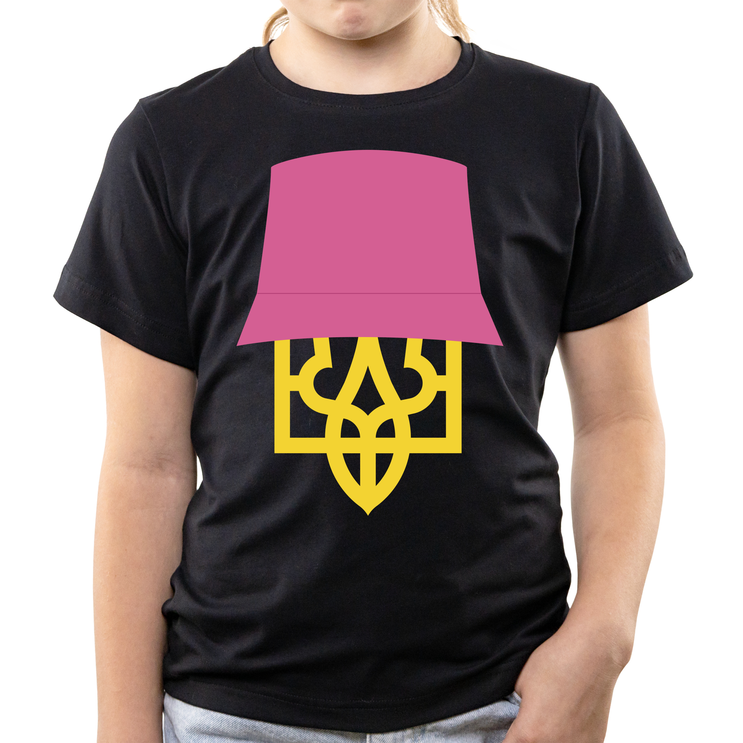 Футболка детская чёрная хлопок/эластан Kalush Orchestra 128 - фото 1 - Футболки