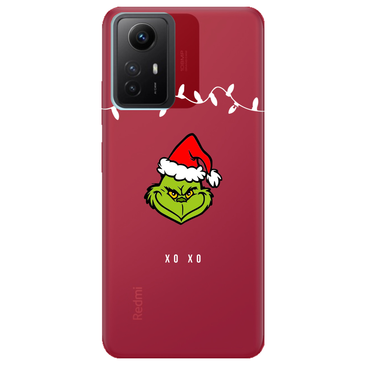 Чехол для Xiaomi Redmi Note 12s Grinch xo xo - фото 1 Чехол для Xiaomi Redmi Note 12s Grinch xo xo - фото 1 - Чехлы для телефонов