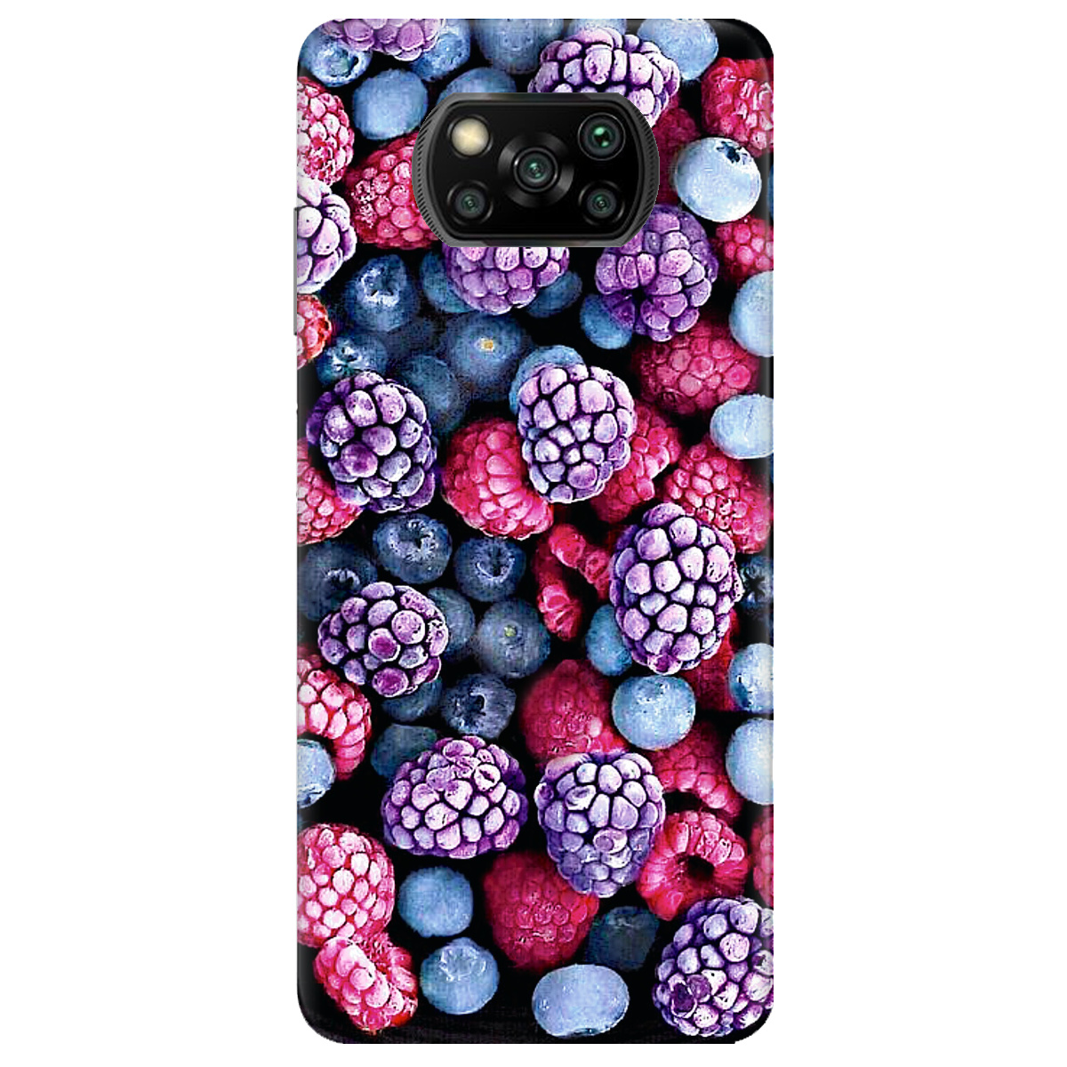 Чехол для Xiaomi Poco X3 Frosty berry - фото 1 - Чехлы для телефонов