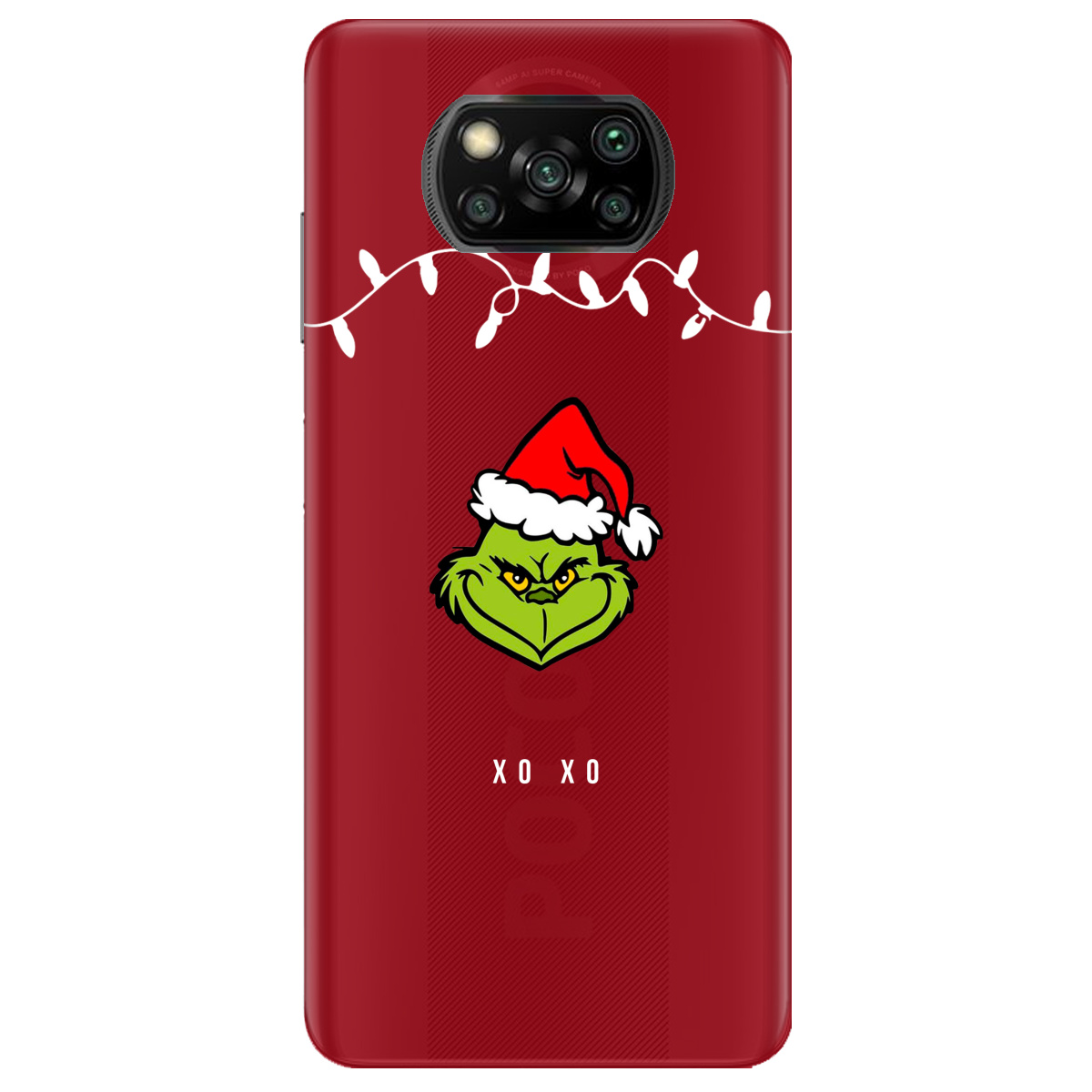 Чехол для Xiaomi Poco X3 Grinch xo xo - фото 1 - Чехлы для телефонов