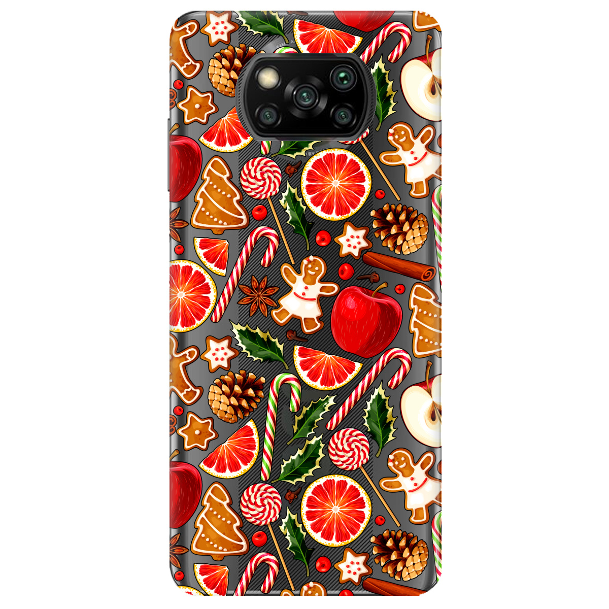 Чохол для Xiaomi Poco X3 Christmas spices - фото 1 - Чохли для телефонів