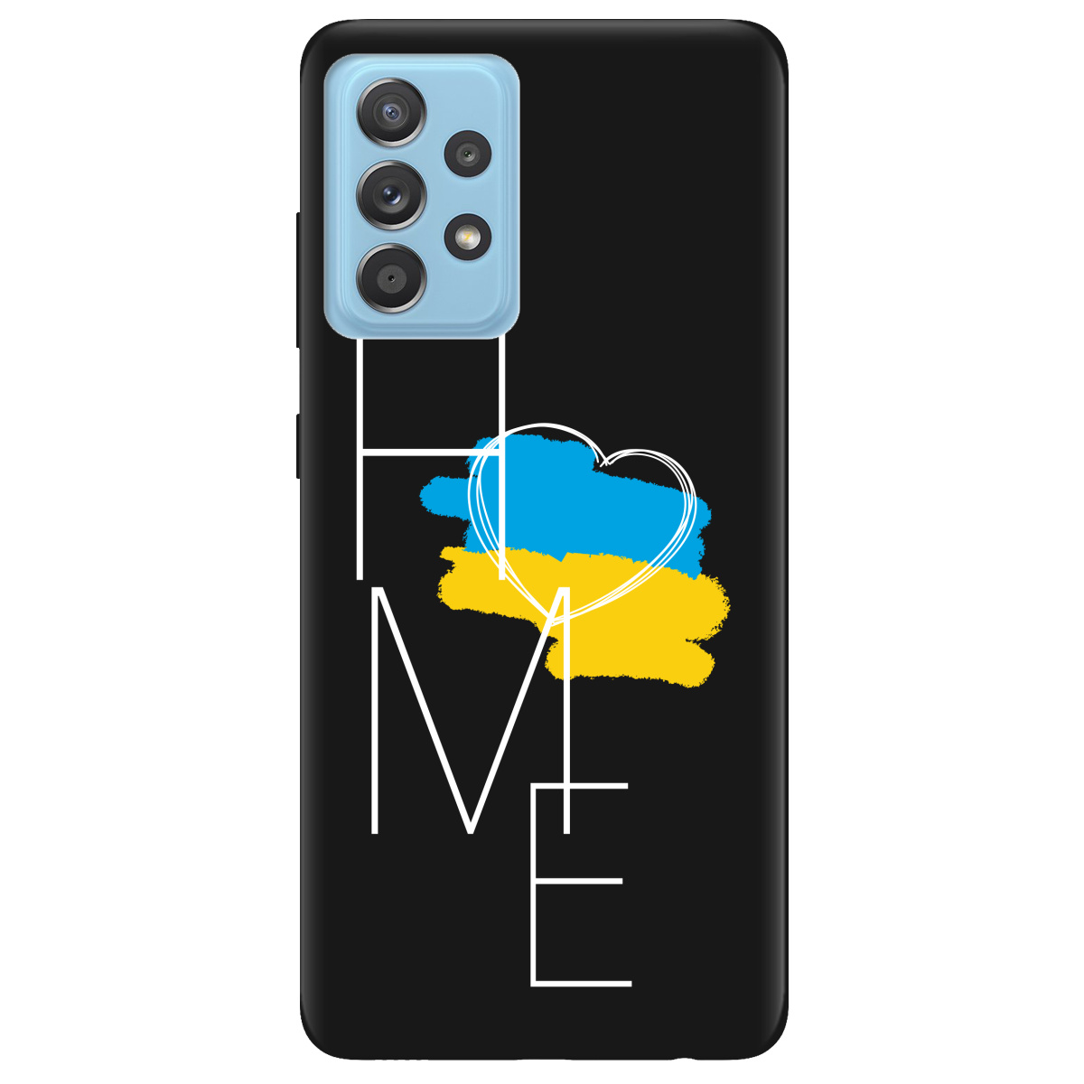 Чехол для Samsung Galaxy А52 черный матовый soft touch Дім - фото 1 Чехол для Samsung Galaxy А52 черный матовый soft touch Дім - фото 1 - Чехлы для телефонов