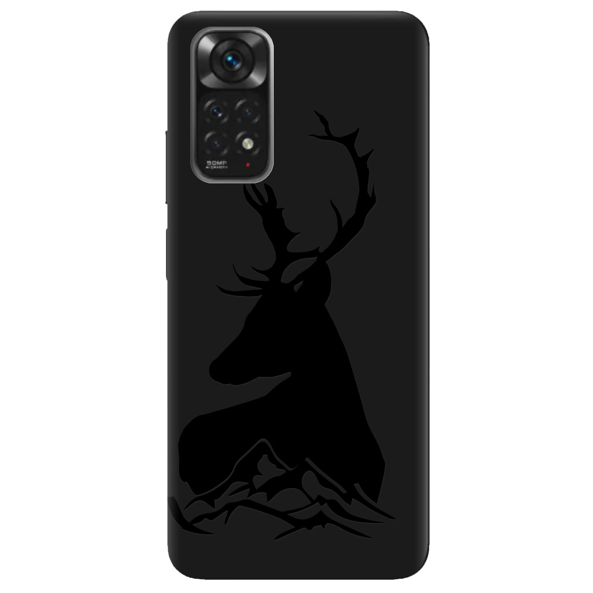 Чохол для Xiaomi Redmi Note 11 чорний матовий soft touch Moral - фото 1 - Чохли для телефонів