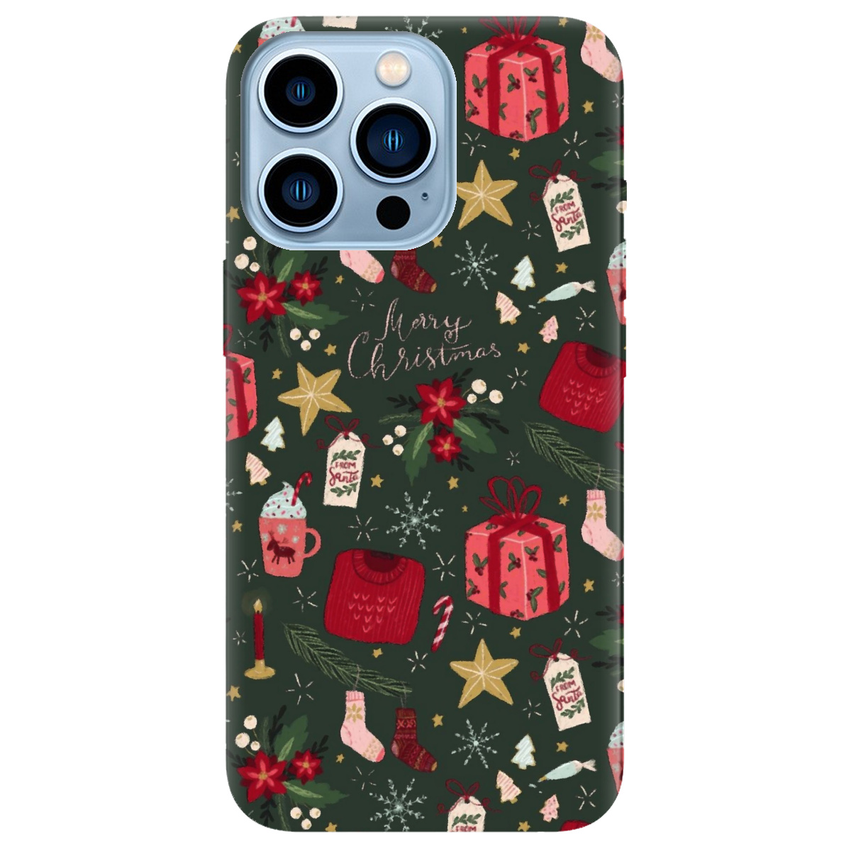 Чехол для Apple iPhone 13 Pro Max Merry christmas - фото 1 - Чехлы для телефонов