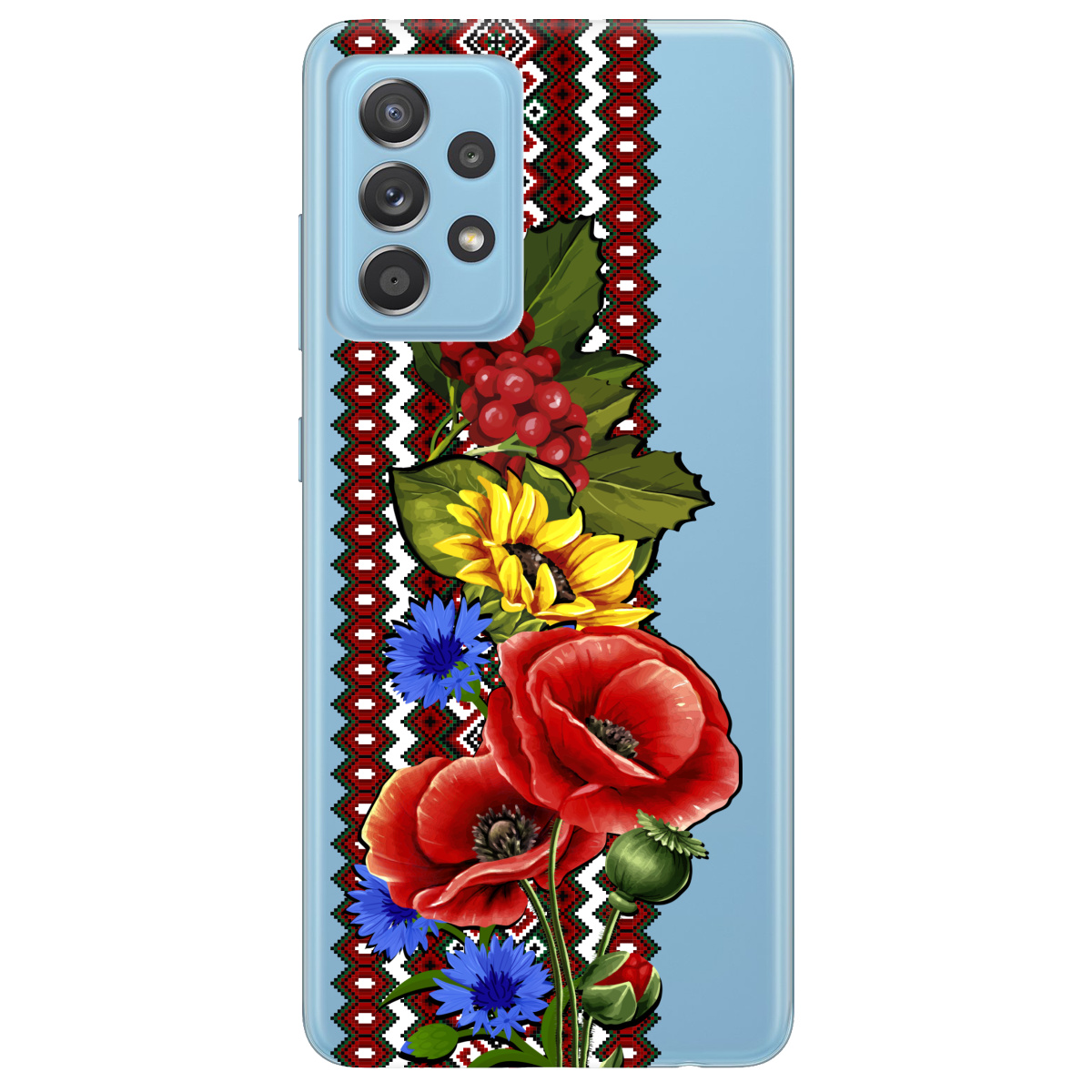 Чохол для Samsung Galaxy А52 Ukraine ornament - фото 1 - Чохли для телефонів