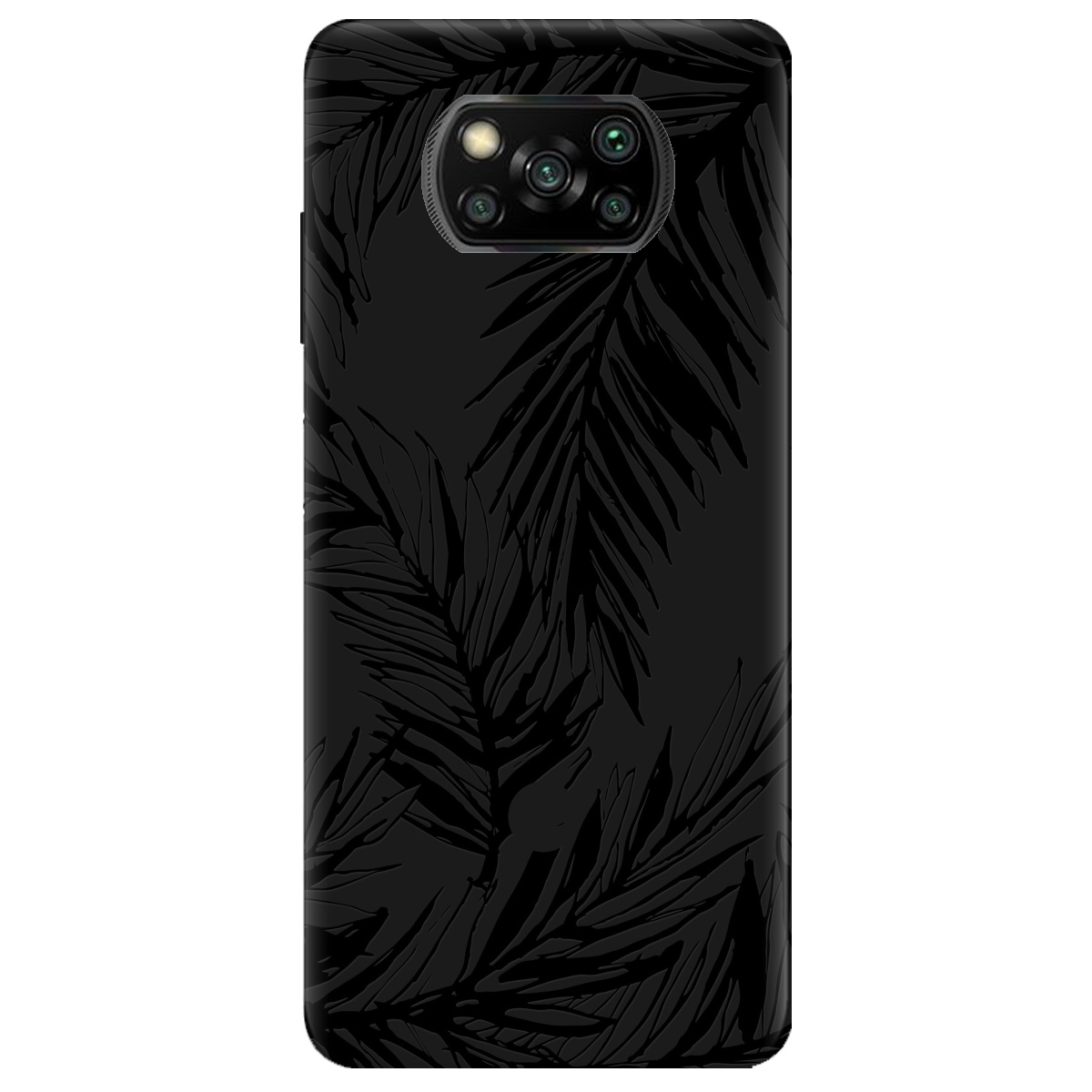 Чохол для Xiaomi Poco X3 Pro чорний матовий soft touch Tropics - фото 1 Чохол для Xiaomi Poco X3 Pro чорний матовий soft touch Tropics - фото 1 - Чохли для телефонів