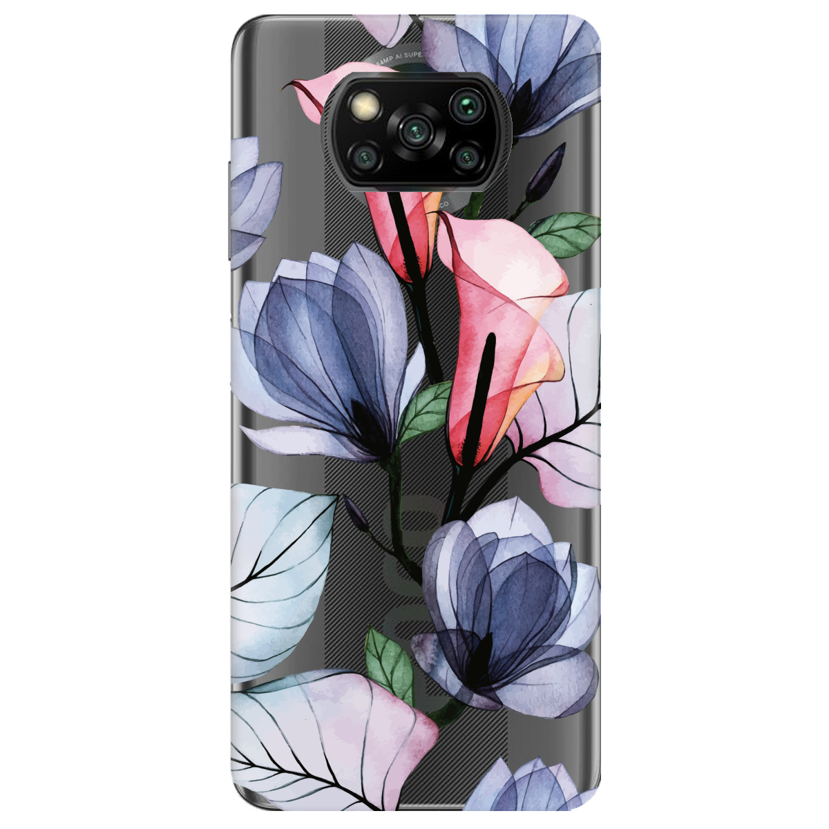 Чехол для Xiaomi Poco X3 Pro Tropical flowers - фото 1 - Чехлы для телефонов