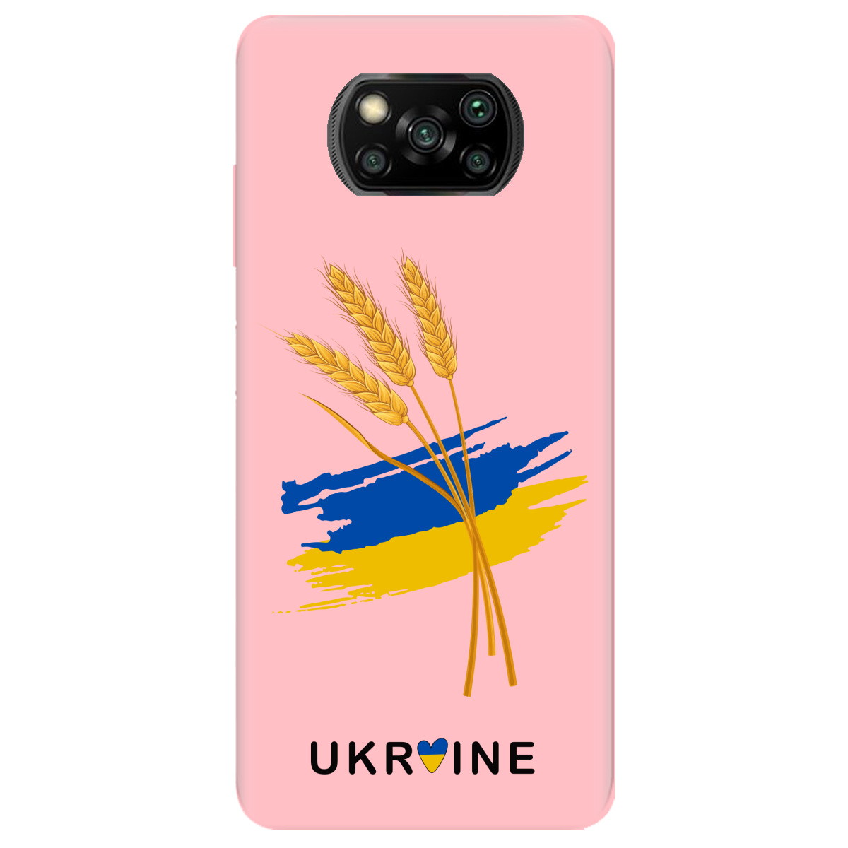 Чехол для Xiaomi Poco X3 нежно-розовый матовый soft touch Spikelets - фото 1 Чехол для Xiaomi Poco X3 нежно-розовый матовый soft touch Spikelets - фото 1 - Чехлы для телефонов