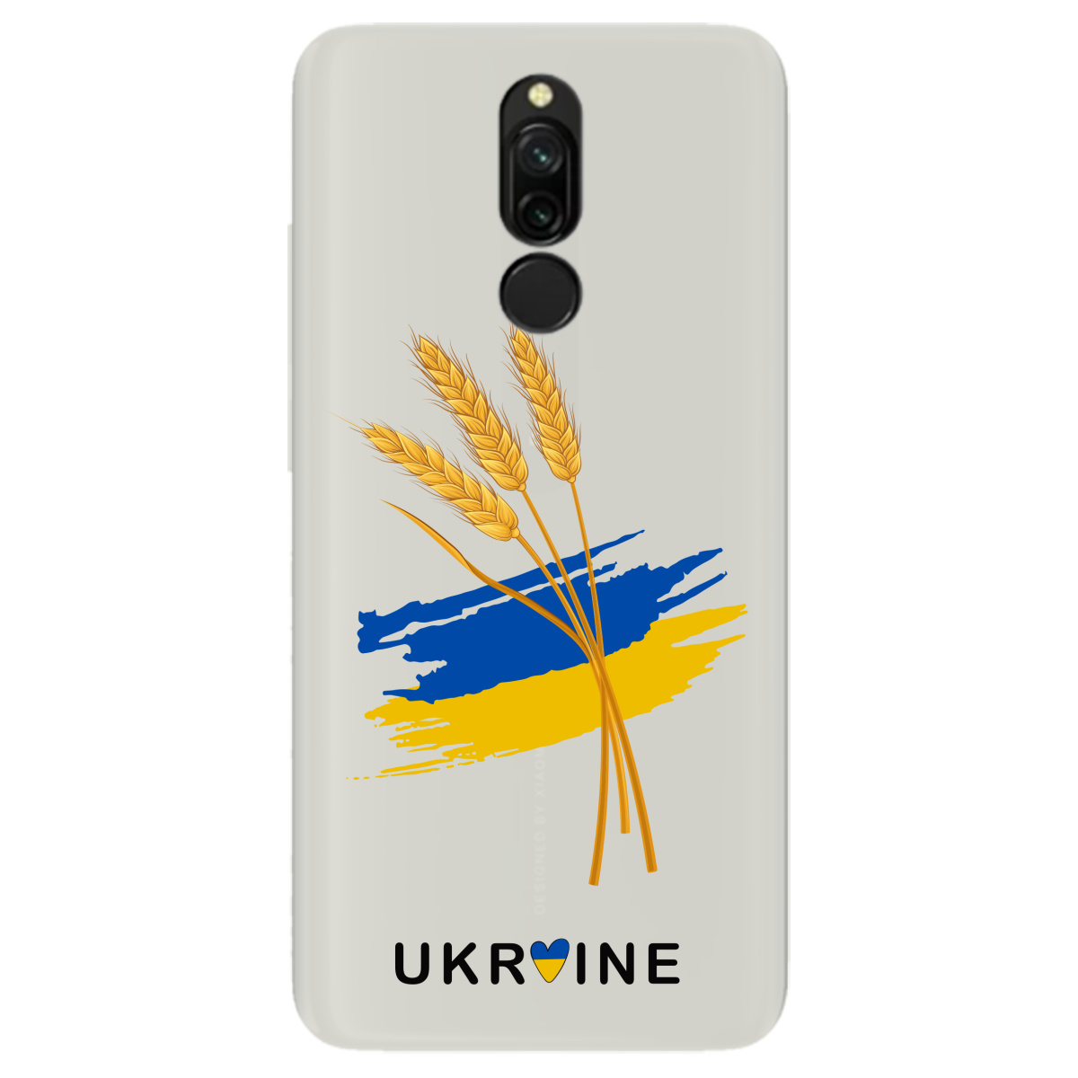 Чехол для Xiaomi Redmi 8 полупрозрачный матовый soft touch Spikelets - фото 1 - Чехлы для телефонов