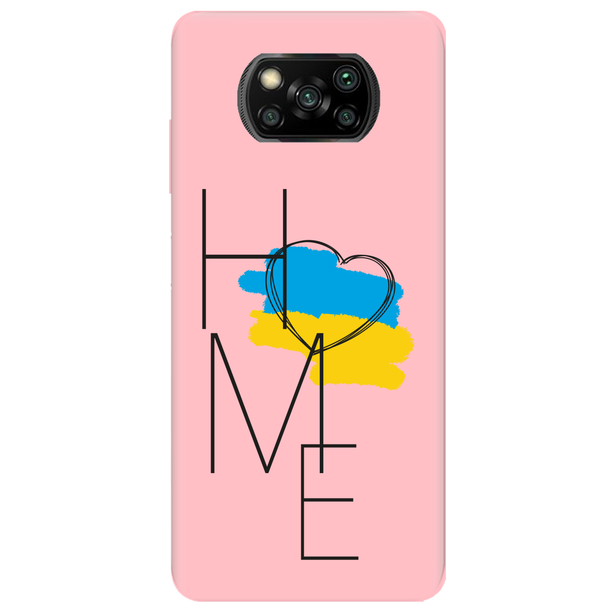 Чехол для Xiaomi Poco X3 Pro нежно-розовый матовый soft touch Home - фото 1 - Чехлы для телефонов